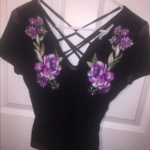 Sheer black bodysuits